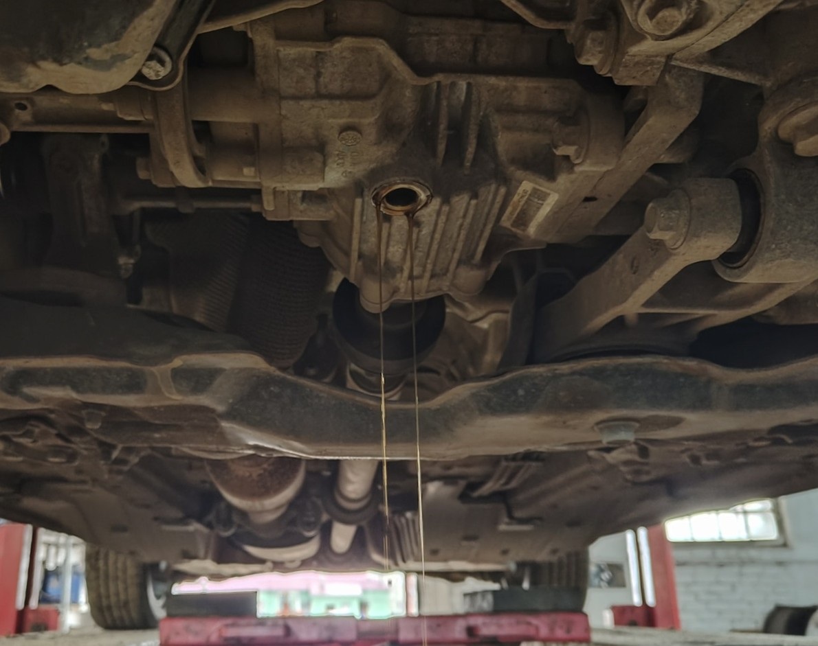 Замена масла в раздатке Haval F7