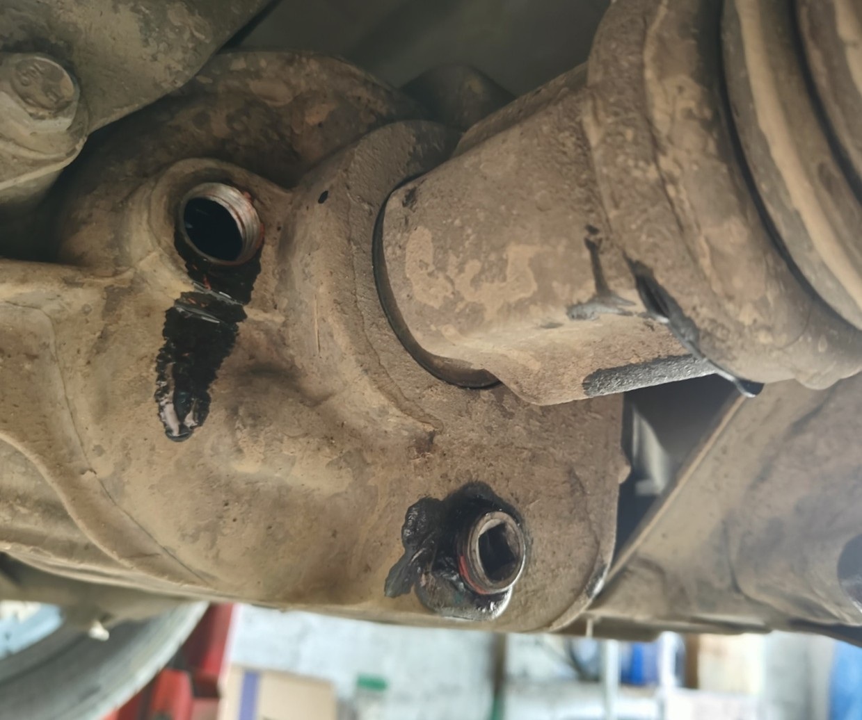 Замена масла в редукторе Haval F7