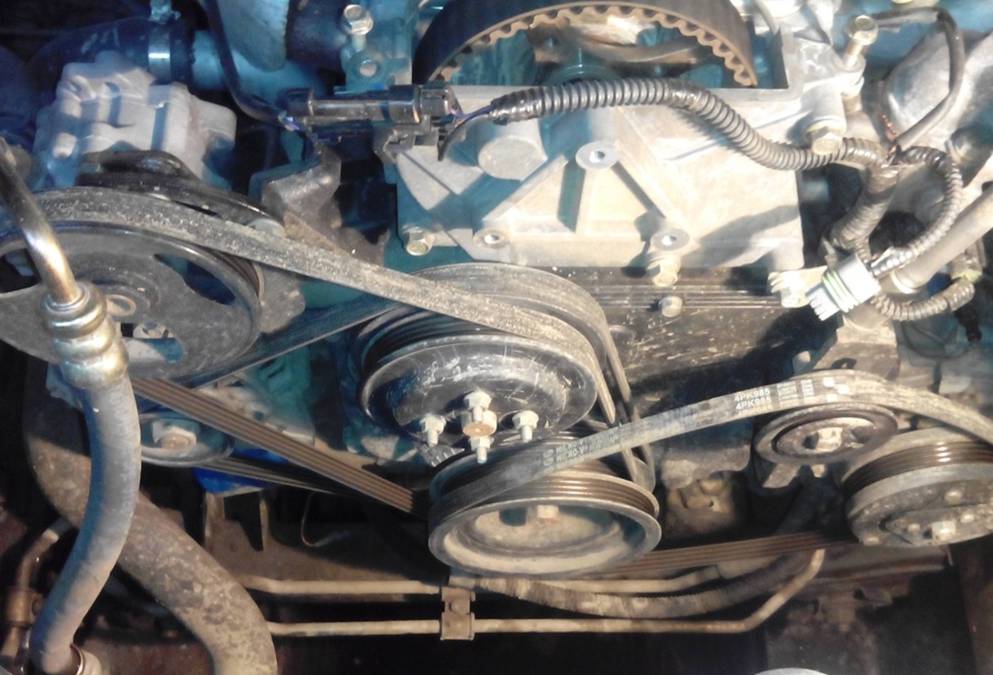 Замена приводного ремня Haval H5