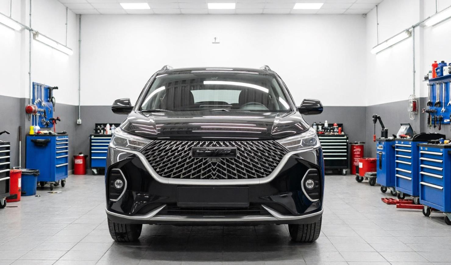 haval m6 в автосервисе на техобслуживании