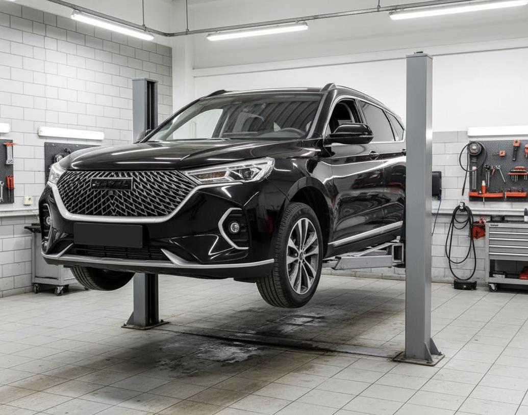 haval m6 в автосервисе на техобслуживании