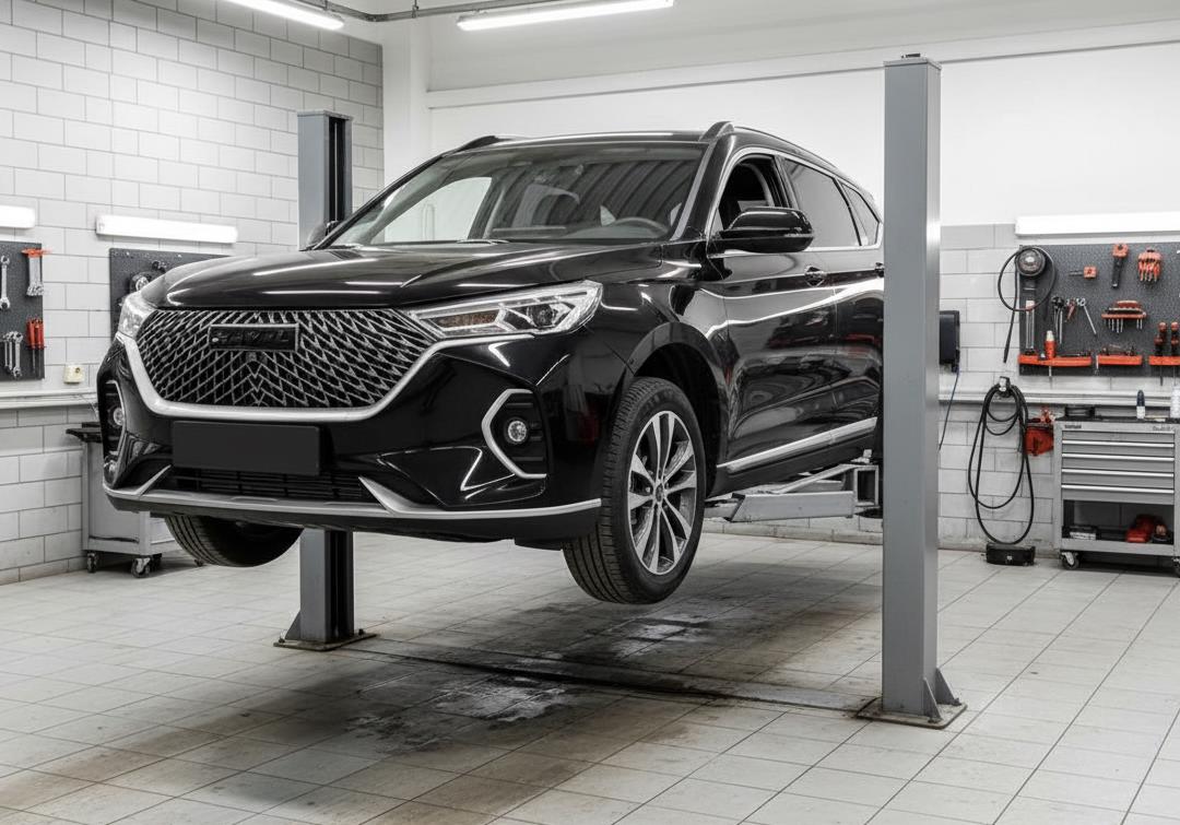 haval m6 в автосервисе на техобслуживании