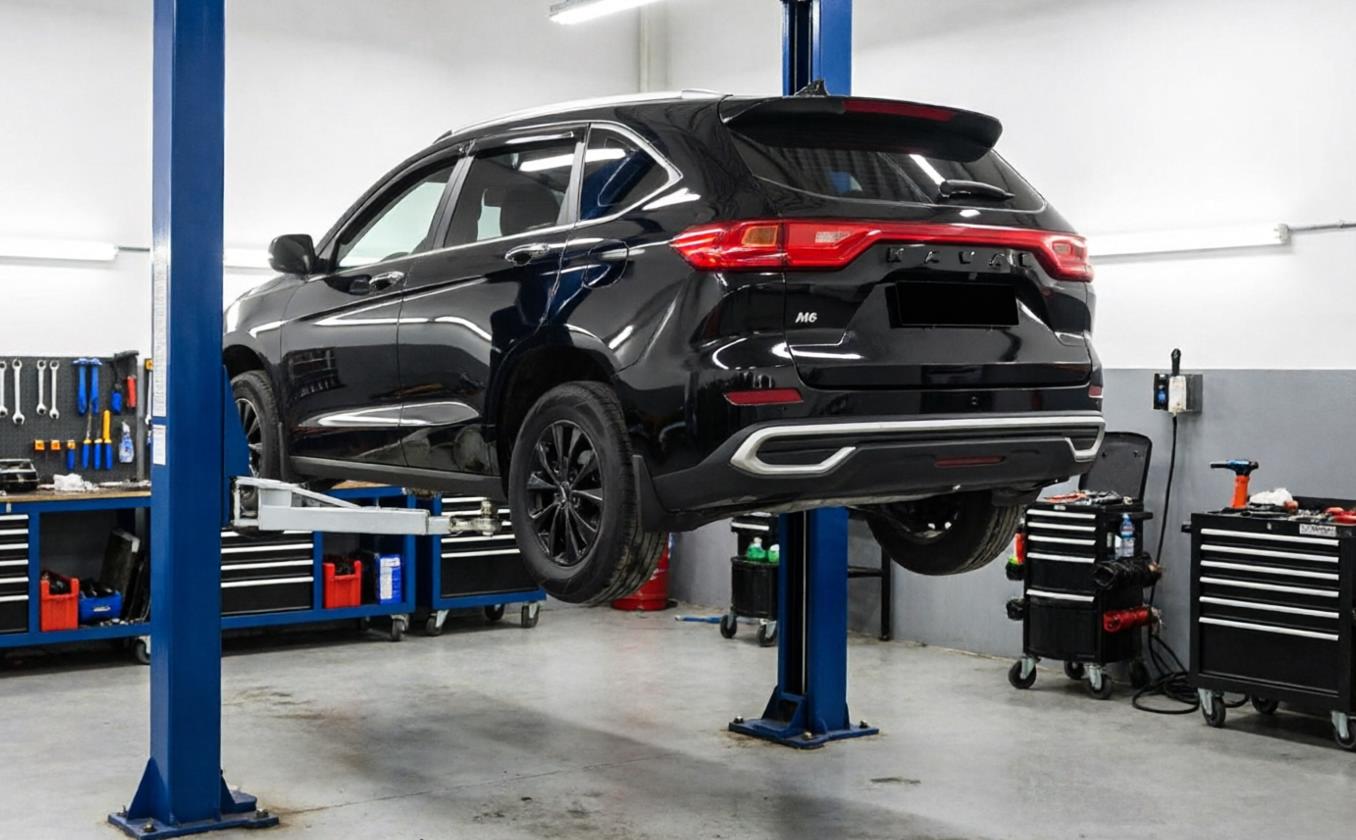 haval m6 в автосервисе на ремонте