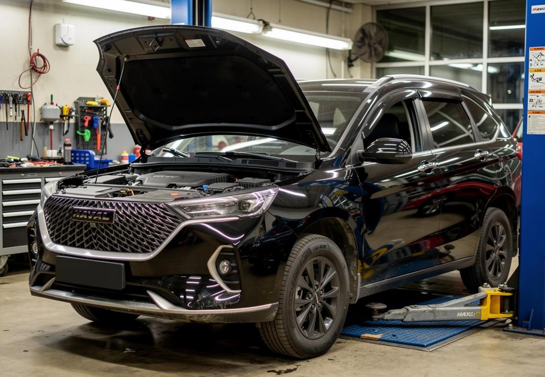 haval m6 в автосервисе на диагностике