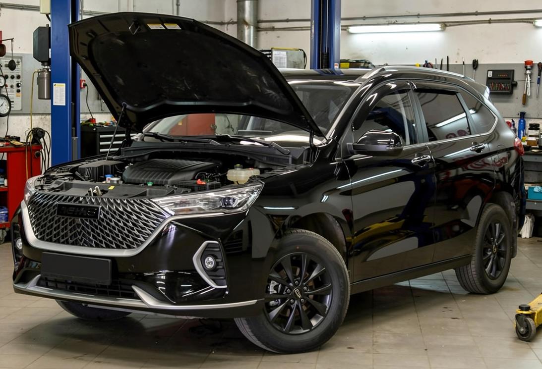 haval m6 в автосервисе на обслуживании