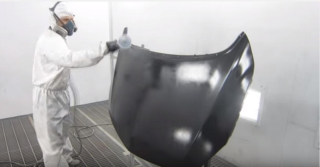 покраска капота