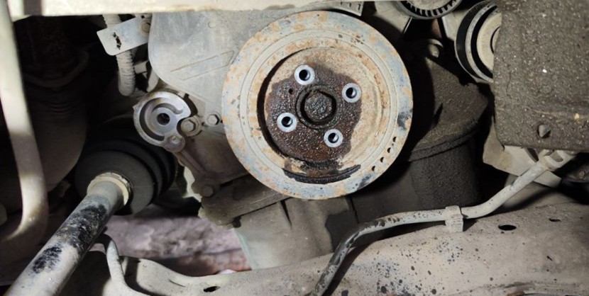 Замена переднего сальника коленвала Haval